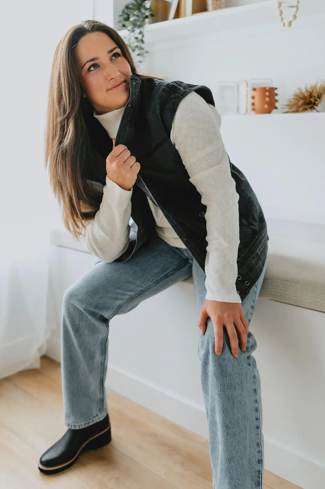 The Audrey Denim Vest