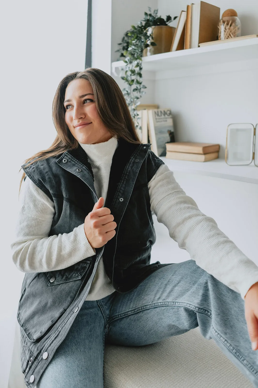 The Audrey Denim Vest