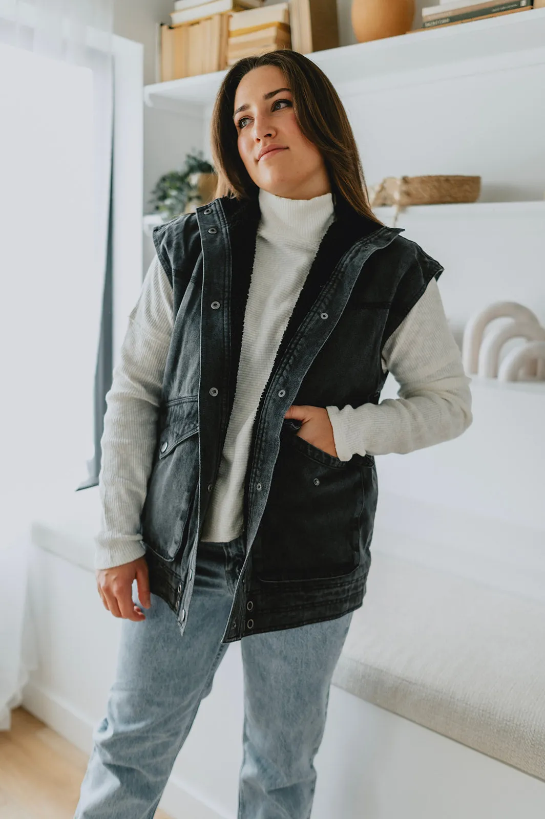 The Audrey Denim Vest