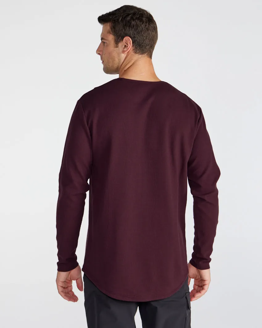 Thermal Drop-Cut Long Sleeve