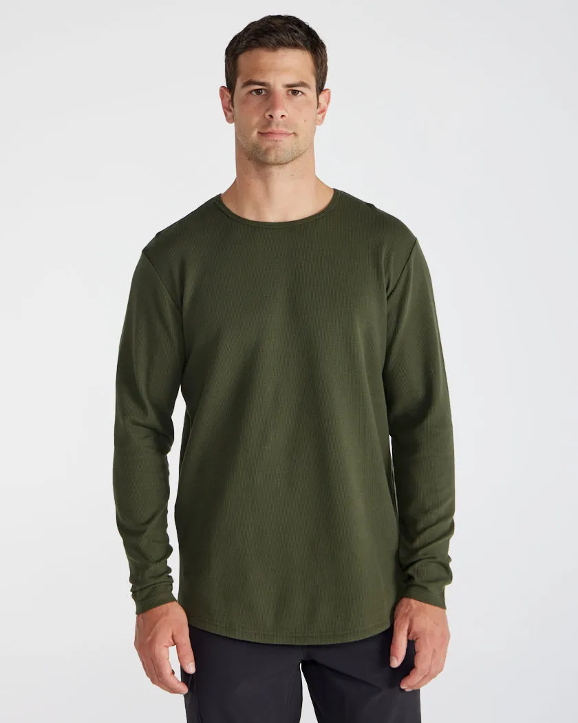 Thermal Drop-Cut Long Sleeve