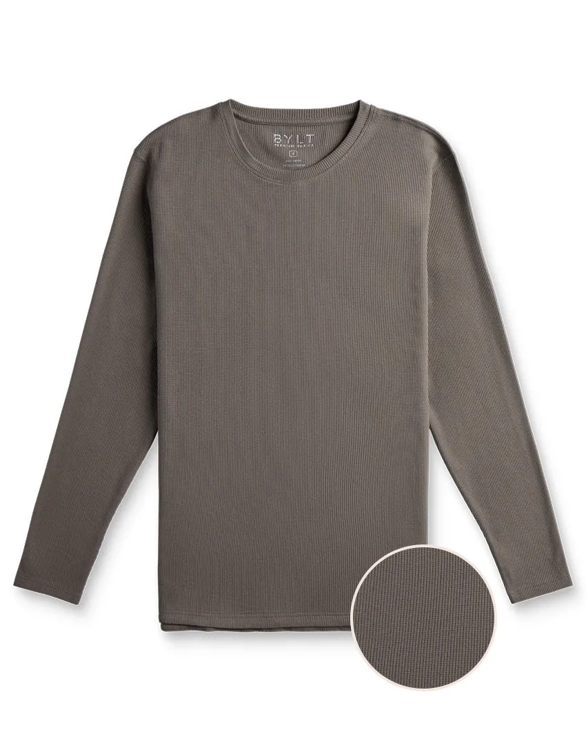 Thermal Long Sleeve Split-Hem