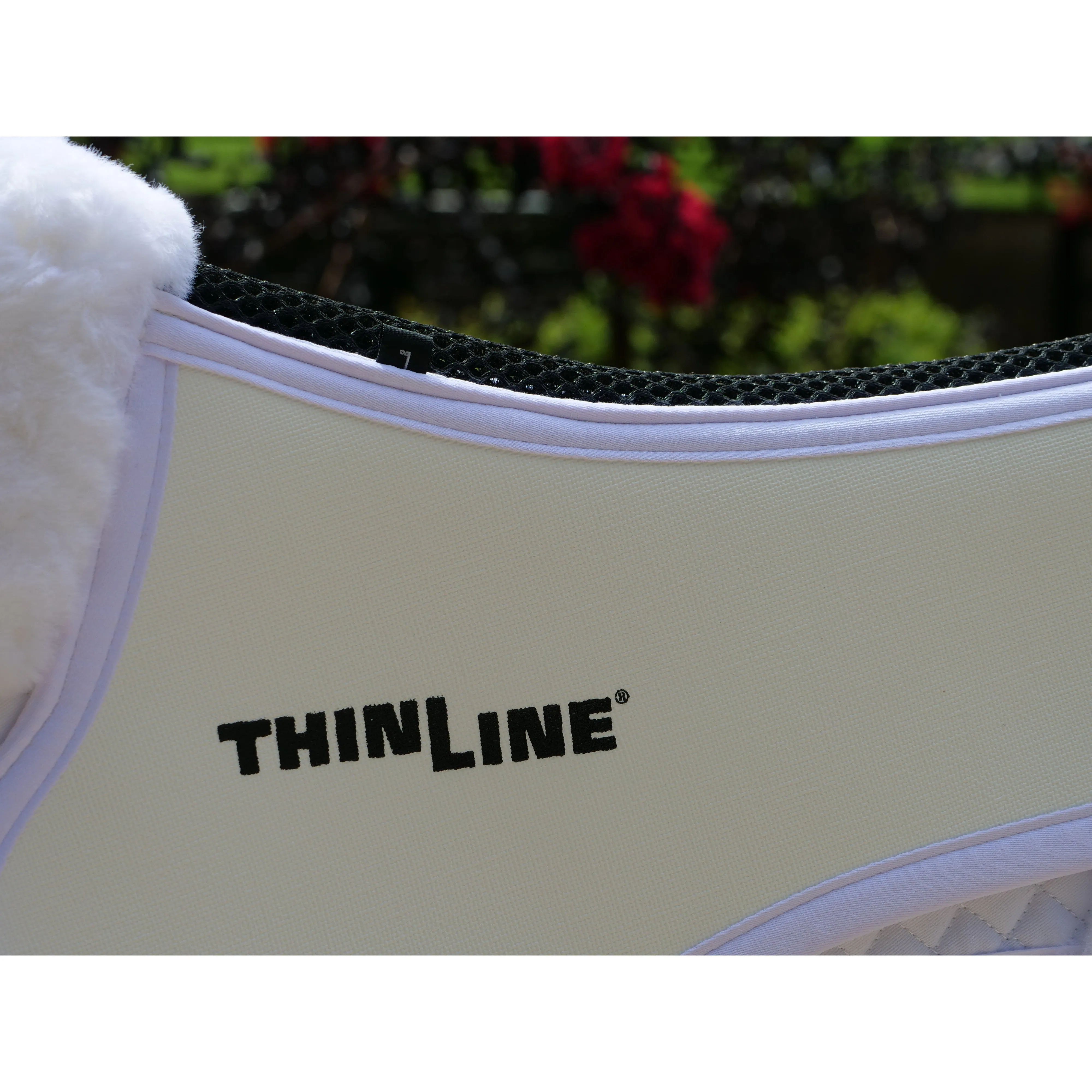 ThinLine Trifecta Cotton Half Pad With Sheepskin Trim