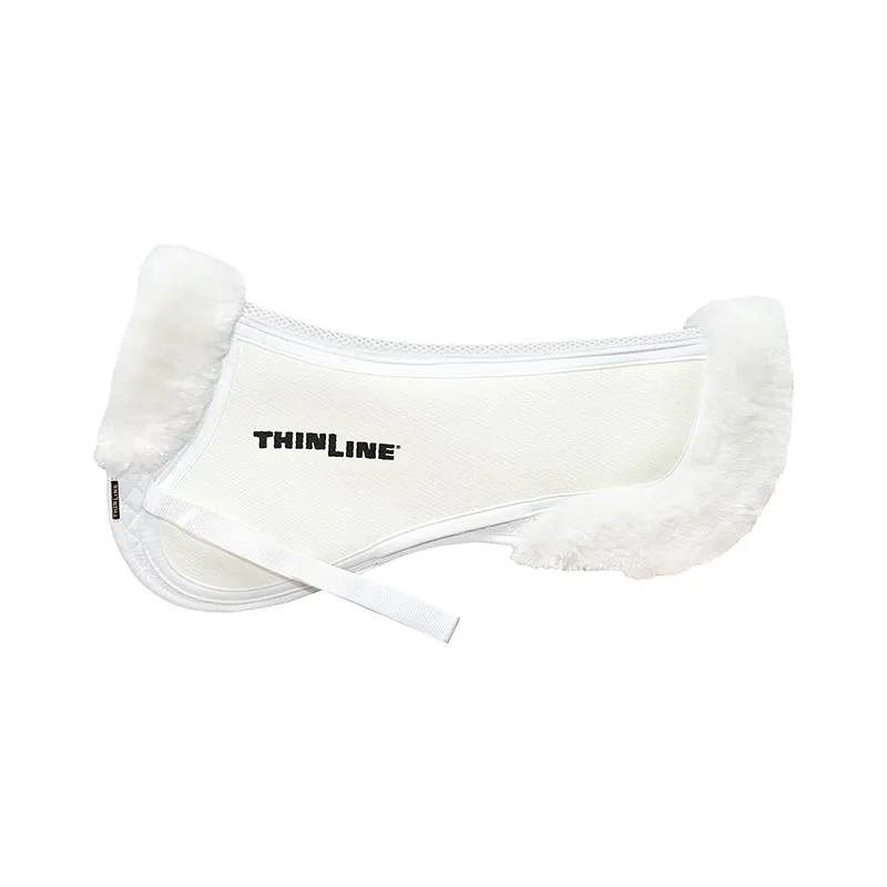 ThinLine Trifecta Cotton Half Pad With Sheepskin Trim