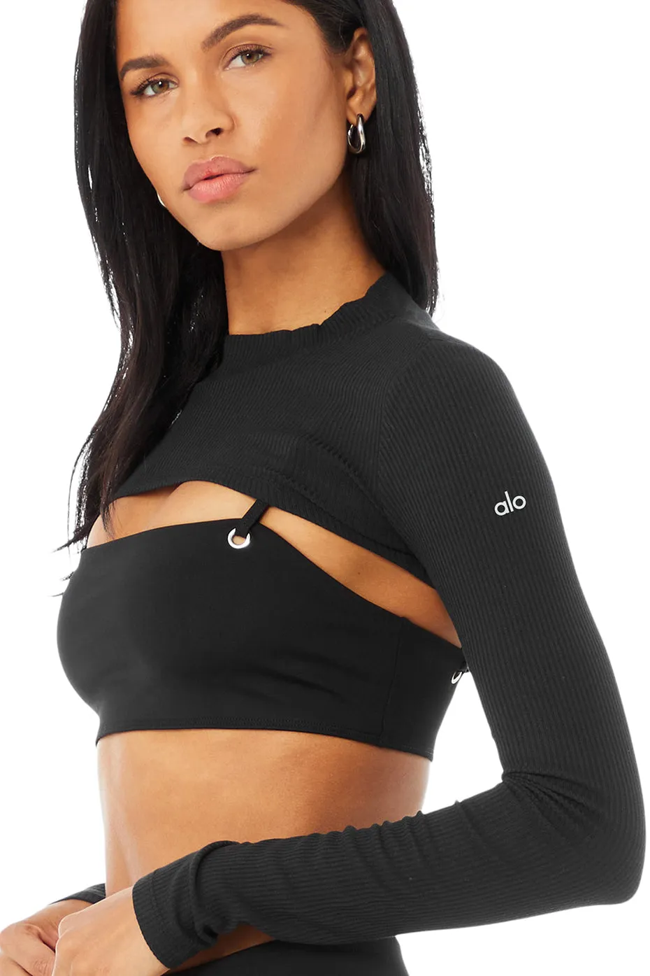 Thrill Seeker Shrug - Black