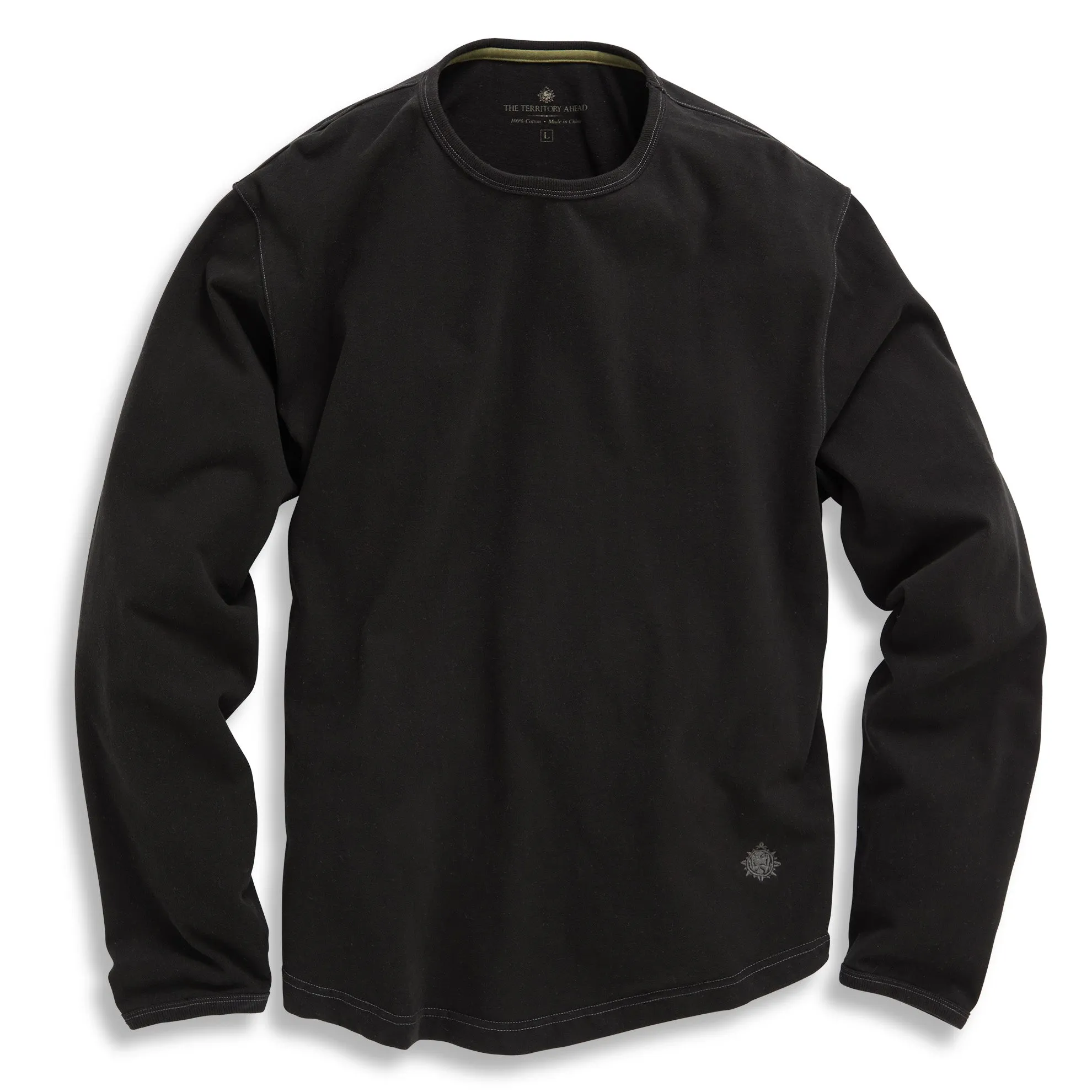 Top-Drawer Long-Sleeve Crew - Tall