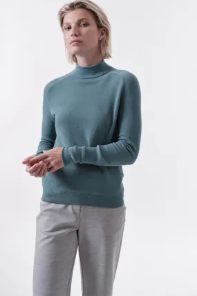 Turtleneck Sweater Ice Blue LANIUS