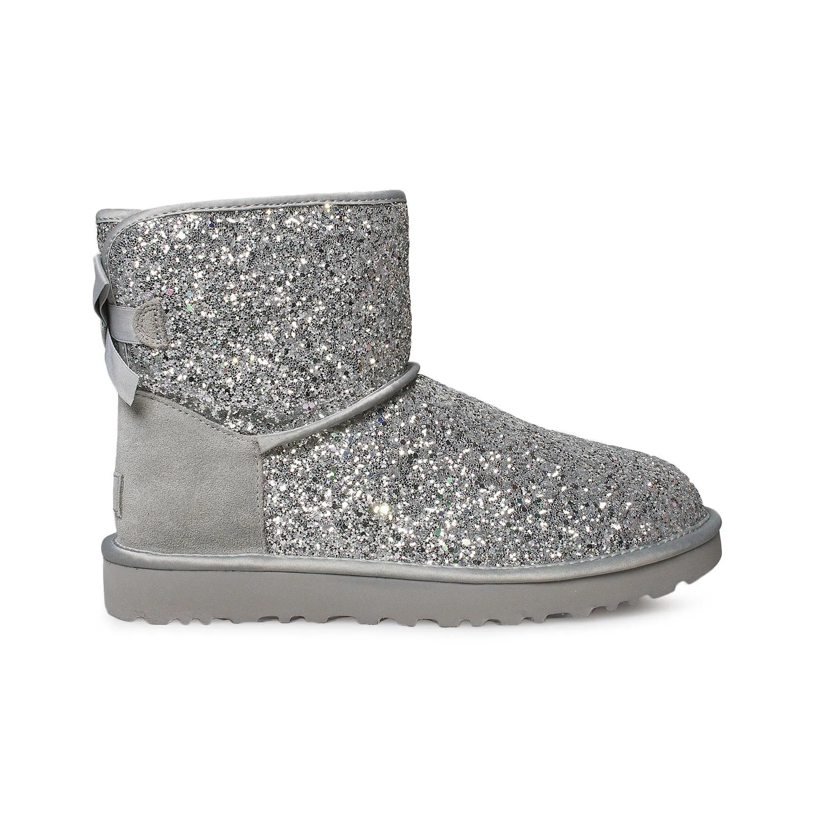 UGG Classic Mini Bow Cosmos Silver Boots - Women's