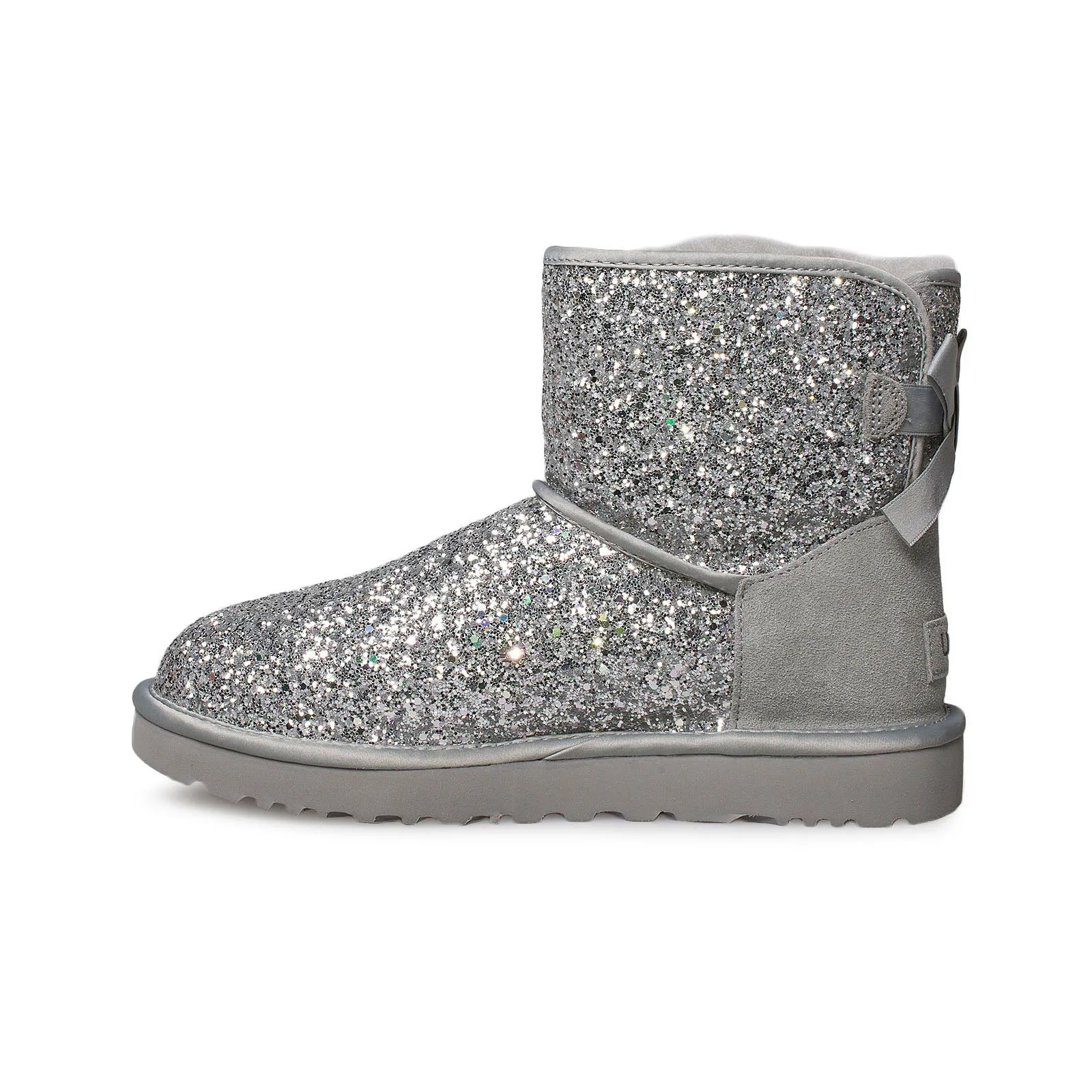 UGG Classic Mini Bow Cosmos Silver Boots - Women's