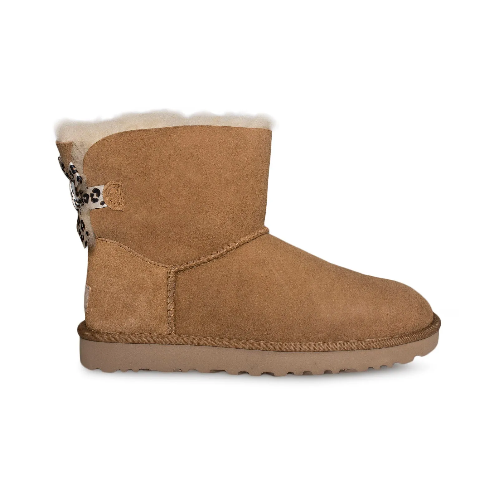 UGG Mini Bailey Bow II Exotic Chestnut Boots - Women's