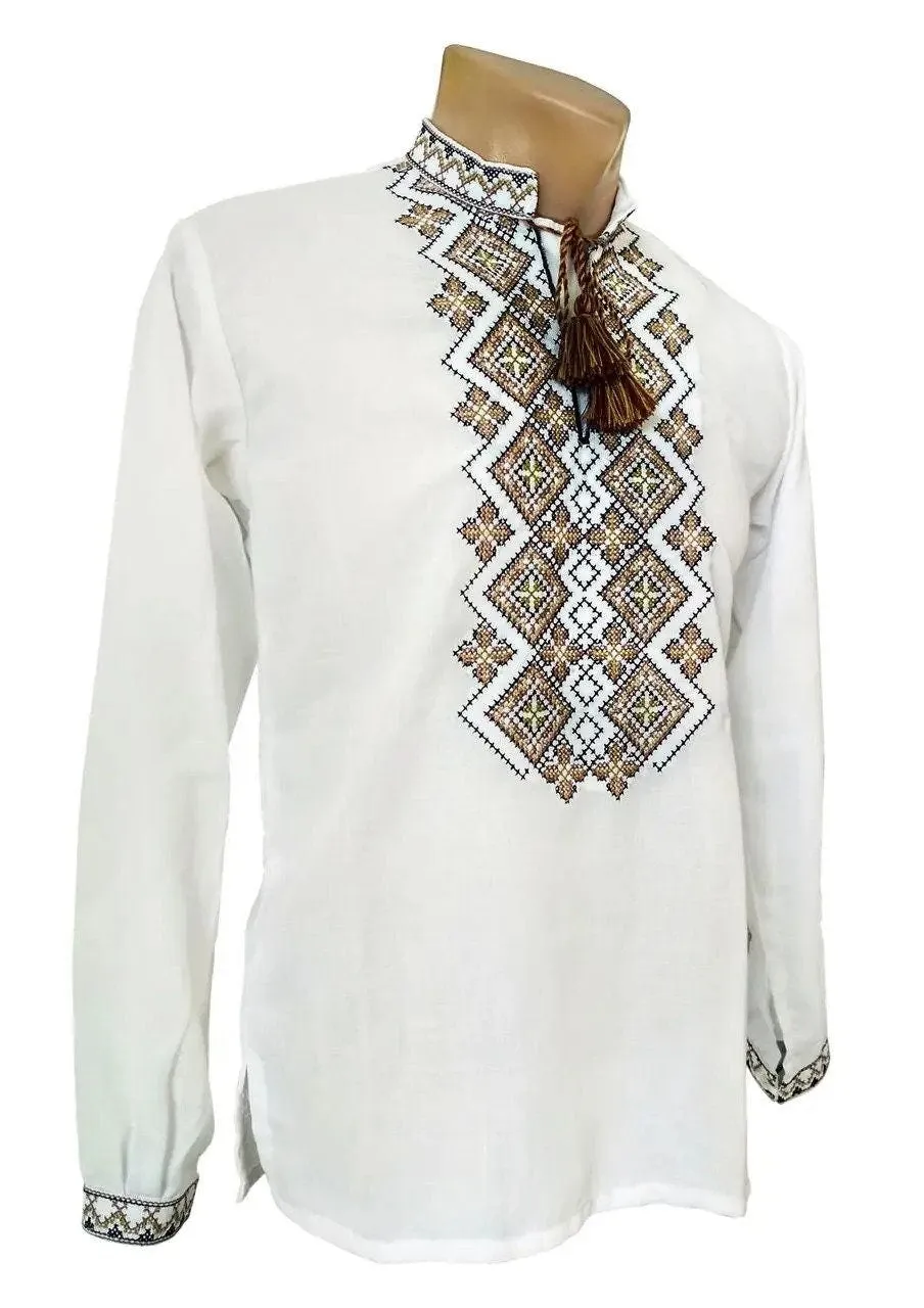 Ukrainian men's embroidery shirt