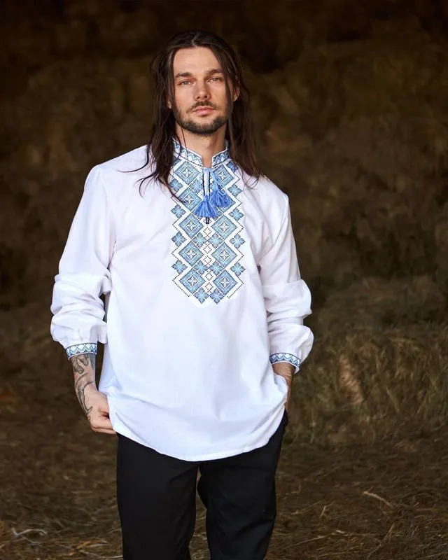 Ukrainian men's embroidery shirt