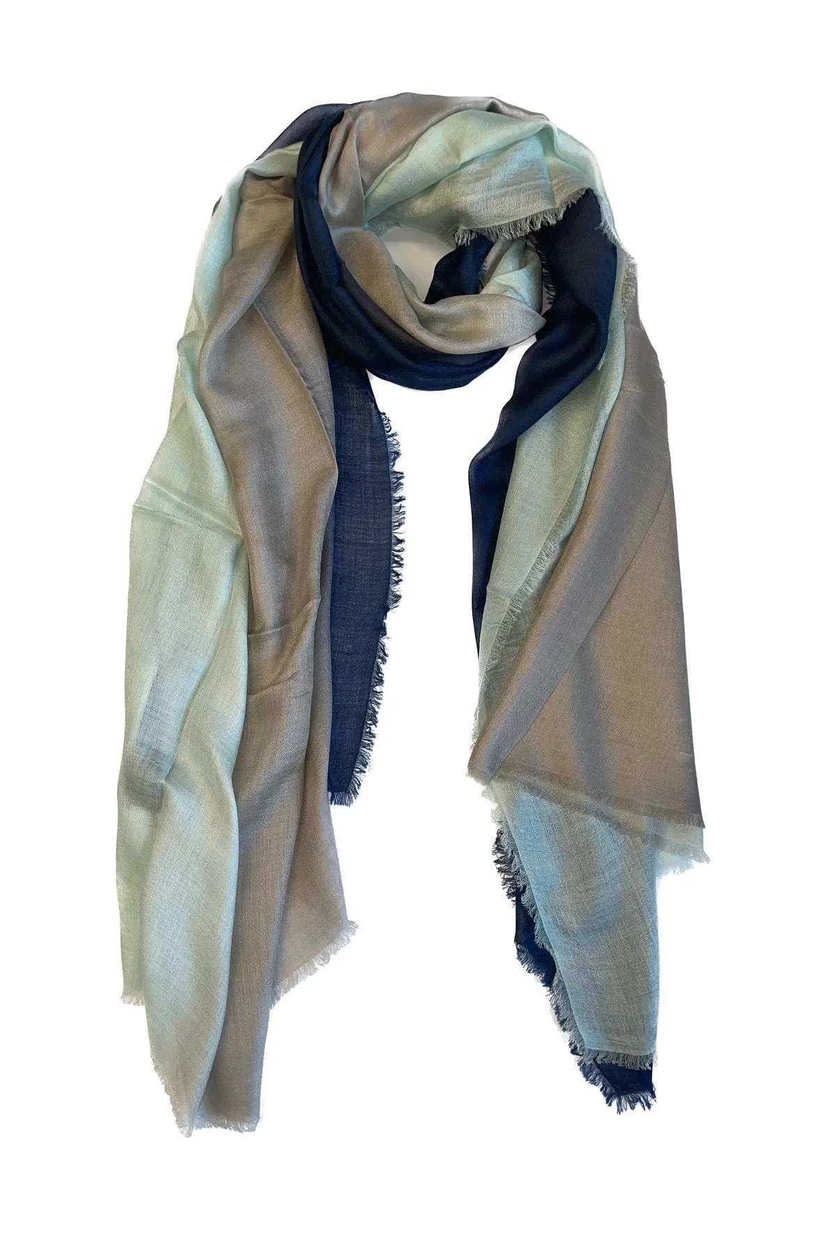 Vintage Dip-Dye Scarf