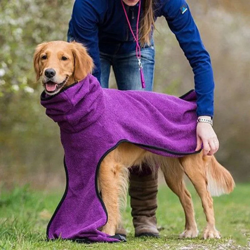 Warm and Comfortable Polar Fleece Dog Jacket