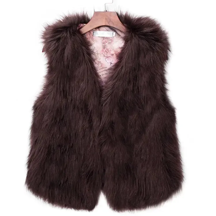 Winter Wool Fur Vest