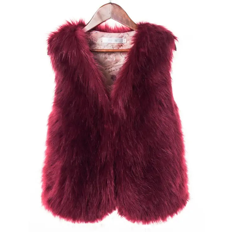 Winter Wool Fur Vest