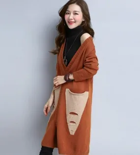 Womens Mid Length Cardigan