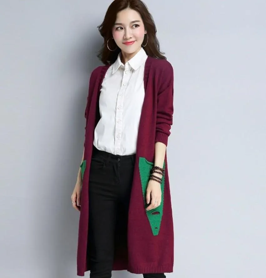 Womens Mid Length Cardigan