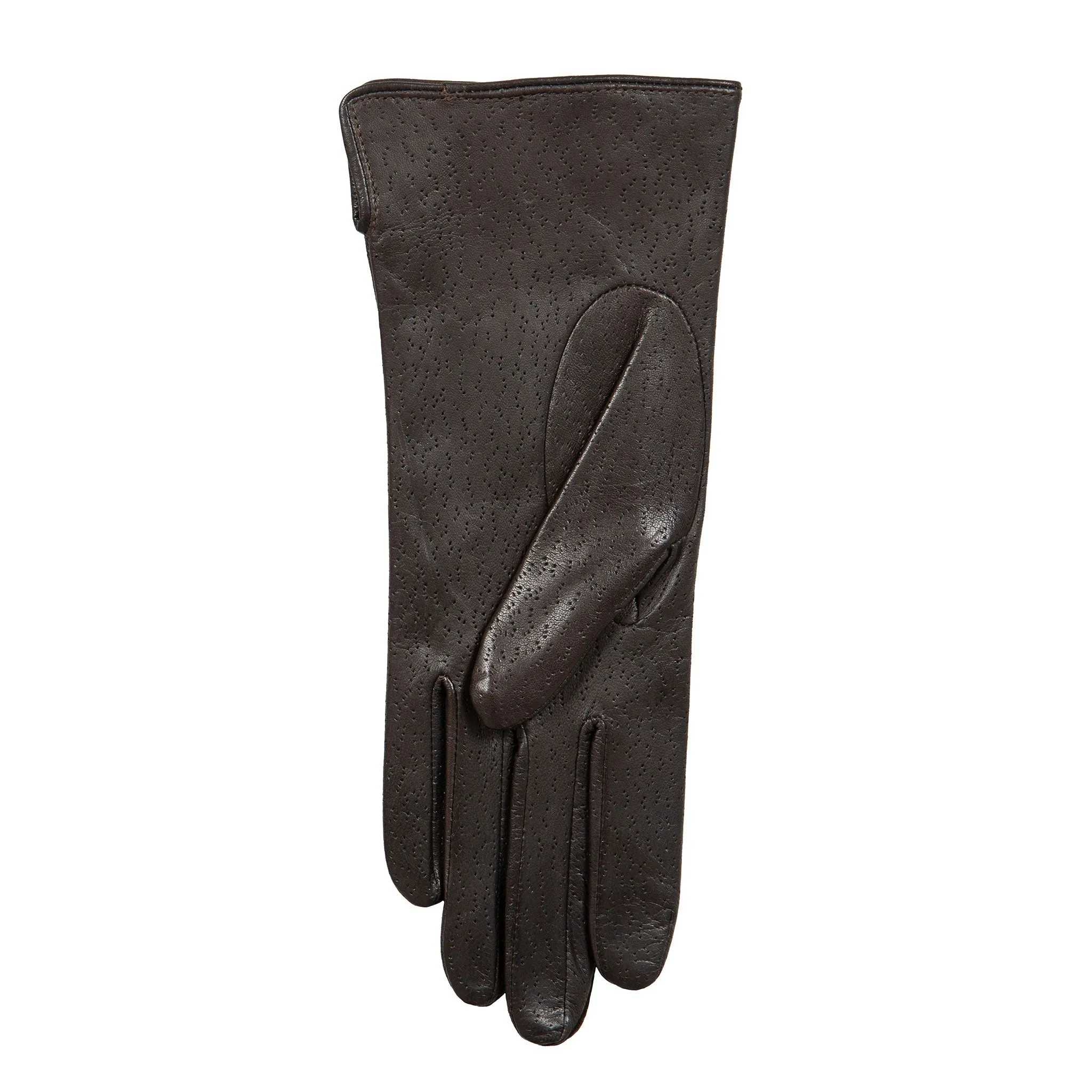 Women's Three-Point Lined Imitation Peccary Leather Gloves