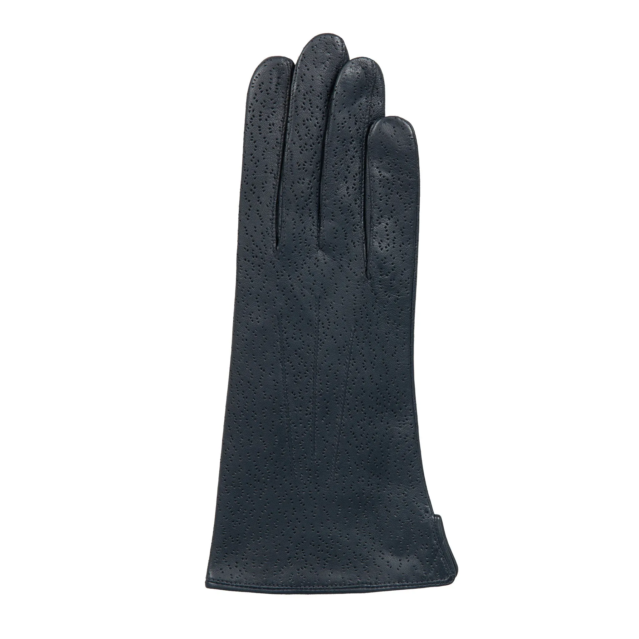 Women's Three-Point Lined Imitation Peccary Leather Gloves