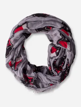 ZooZatz Texas Tech Lone Star Pride Grey Infinity Scarf