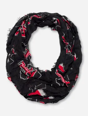 ZooZatz Texas Tech Repeating Lone Star Pride Infinity Scarf