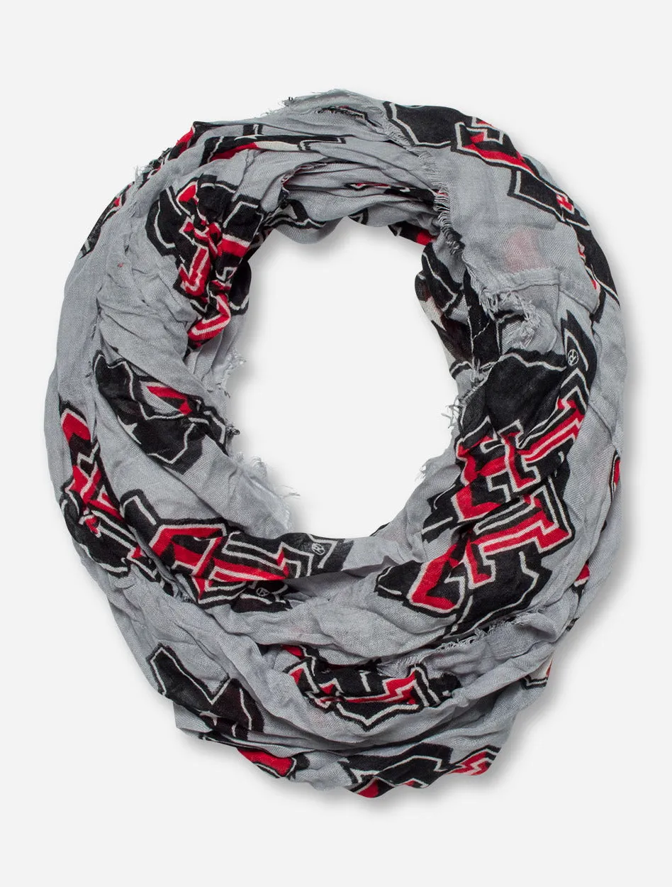 ZooZatz Texas Tech Repeating Lone Star Pride Infinity Scarf